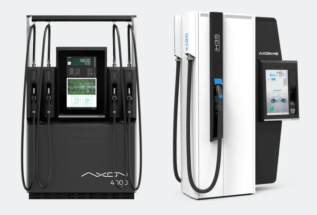 Axon product family overview: Axon 4000 fuel pump and Axon H2 hydrogen dispenser